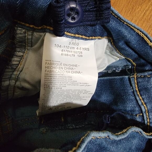 Levi's 511 Slim Boys Denim Jeans Pants Blue Medium Wash Size 5 Years - Picture 3 of 7